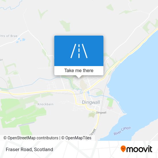 Fraser Road map