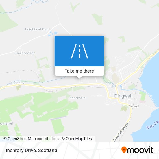 Inchrory Drive map