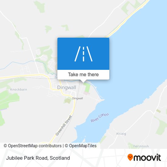 Jubilee Park Road map