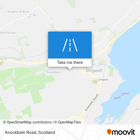 Knockbain Road map