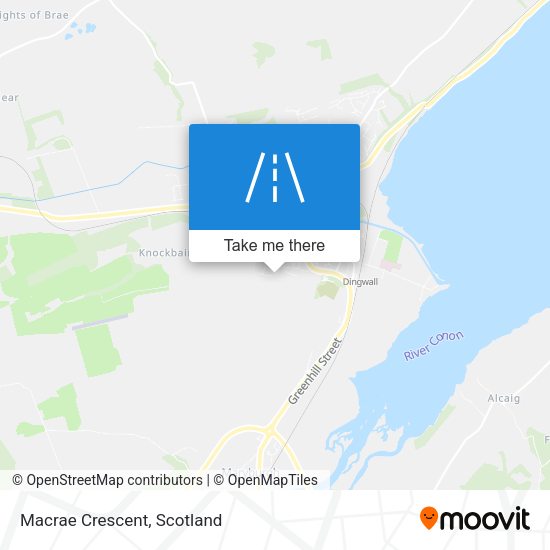 Macrae Crescent map