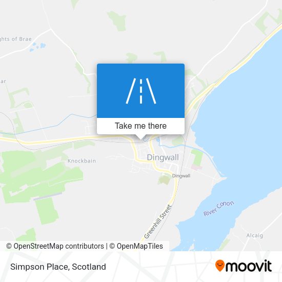 Simpson Place map