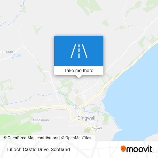 Tulloch Castle Drive map