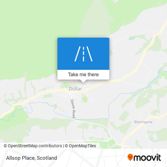 Allsop Place map