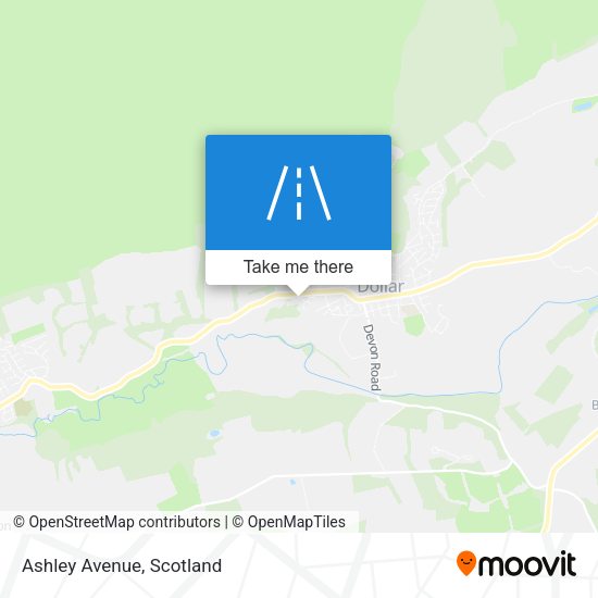 Ashley Avenue map