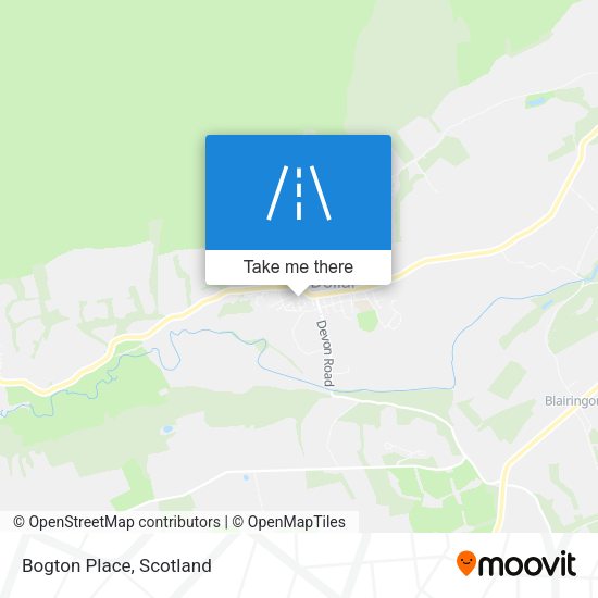 Bogton Place map