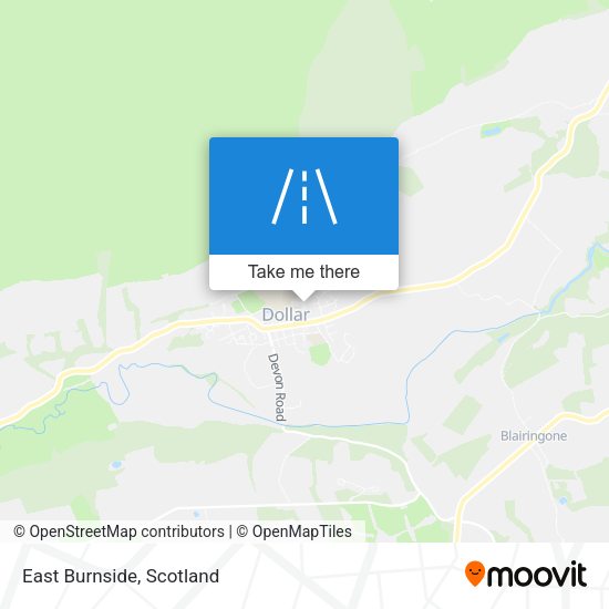 East Burnside map