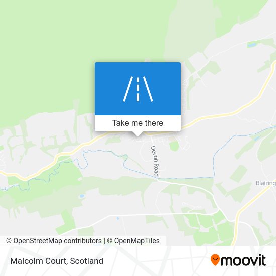 Malcolm Court map