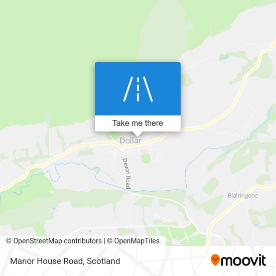 Manor House Road map