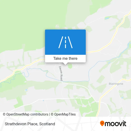 Strathdevon Place map