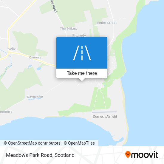 Meadows Park Road map