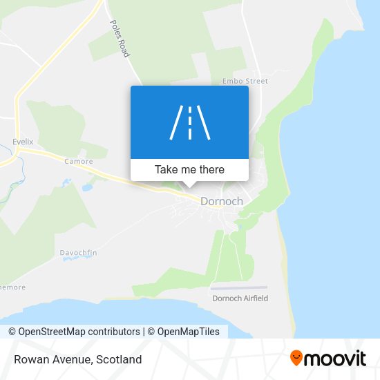 Rowan Avenue map
