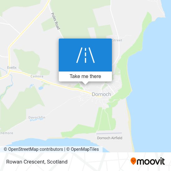 Rowan Crescent map