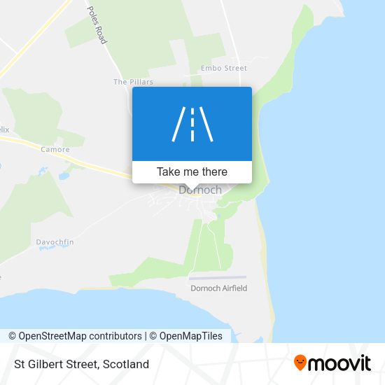 St Gilbert Street map