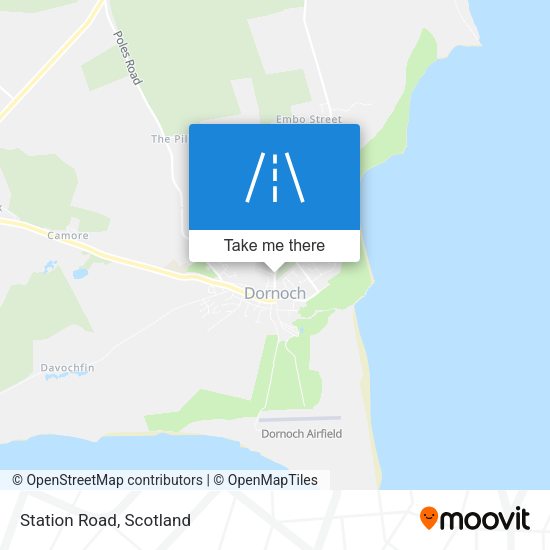 Station Road map