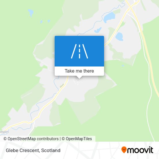 Glebe Crescent map