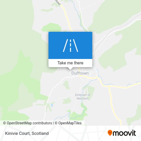 Kinivie Court map