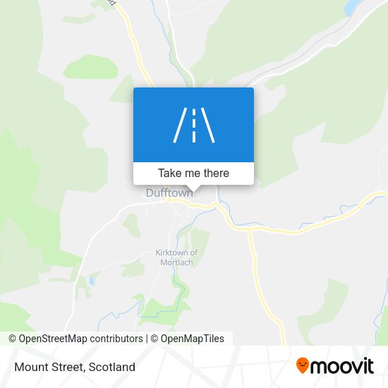 Mount Street map
