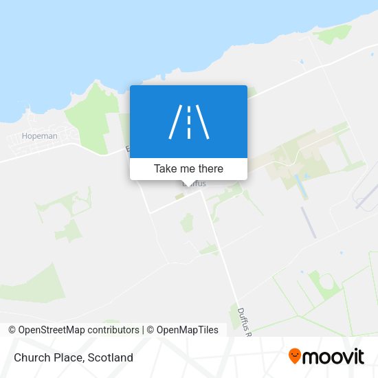 Church Place map