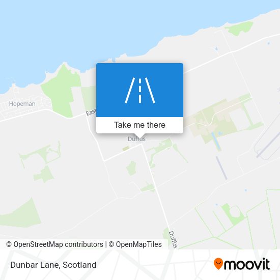 Dunbar Lane map