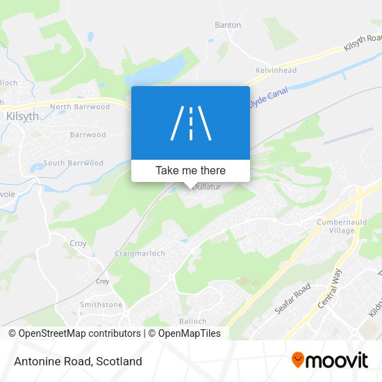 Antonine Road map