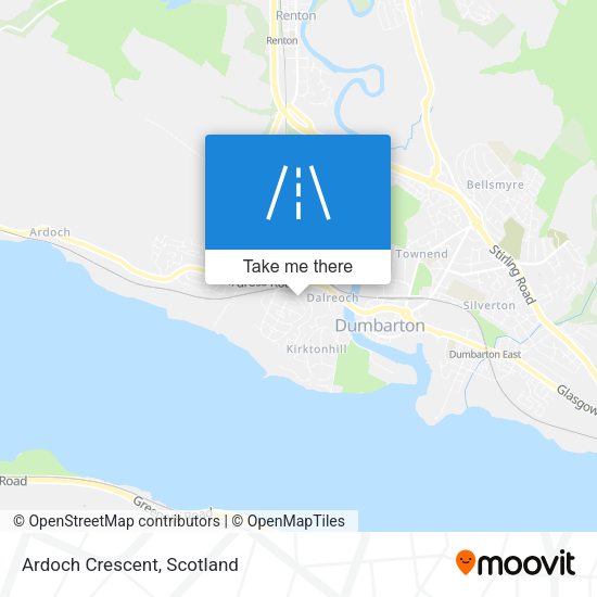 Ardoch Crescent map