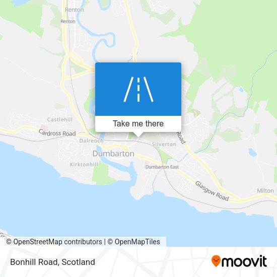 Bonhill Road map