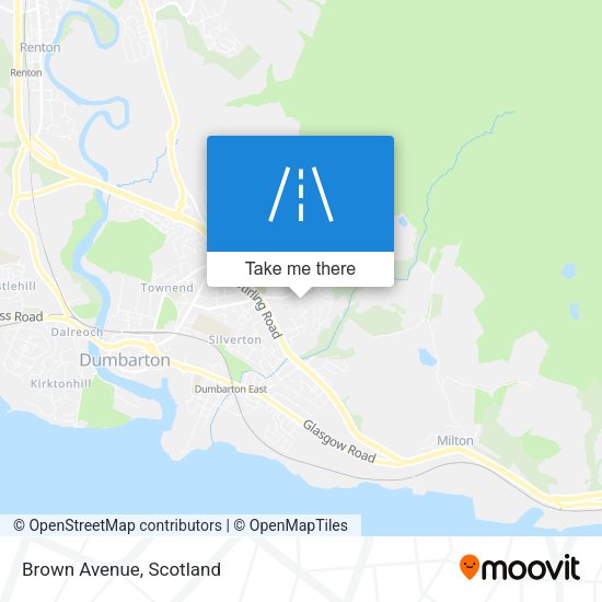 Brown Avenue map