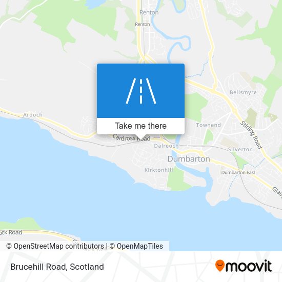 Brucehill Road map