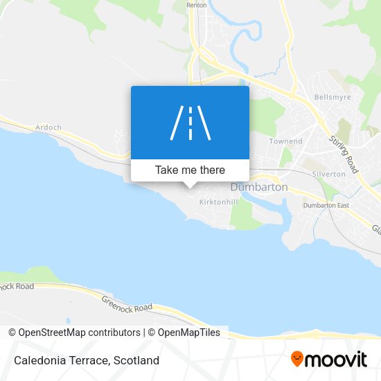 Caledonia Terrace map
