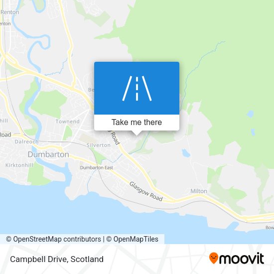 Campbell Drive map