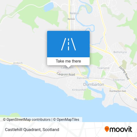 Castlehill Quadrant map