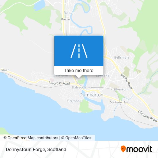 Dennystoun Forge map
