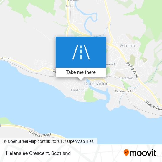 Helenslee Crescent map