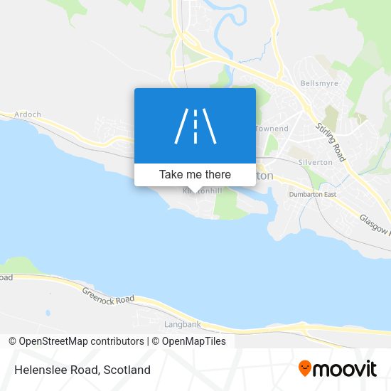 Helenslee Road map