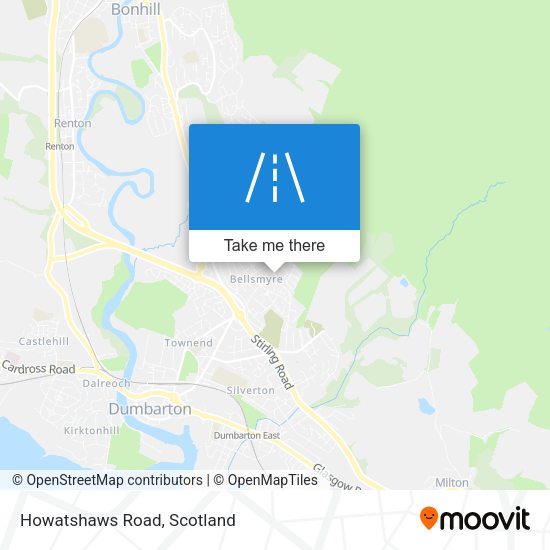 Howatshaws Road map