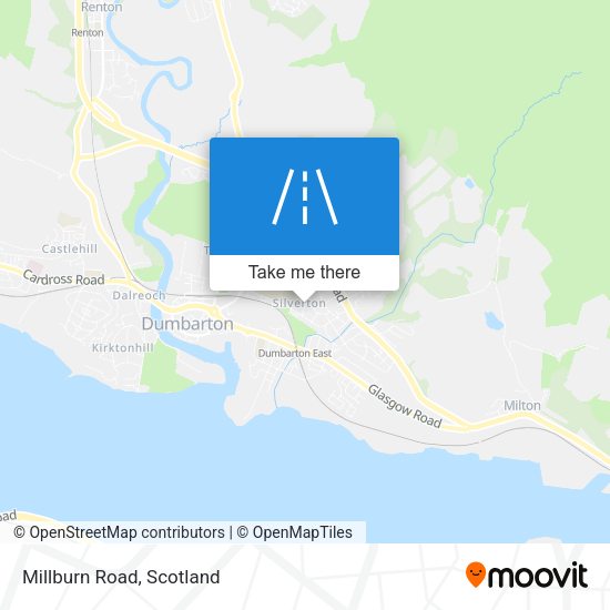 Millburn Road map
