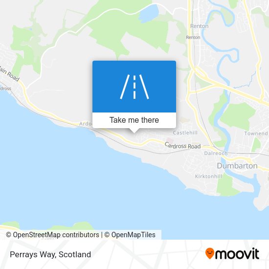 Perrays Way map