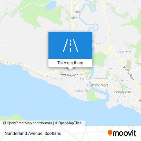 Sunderland Avenue map