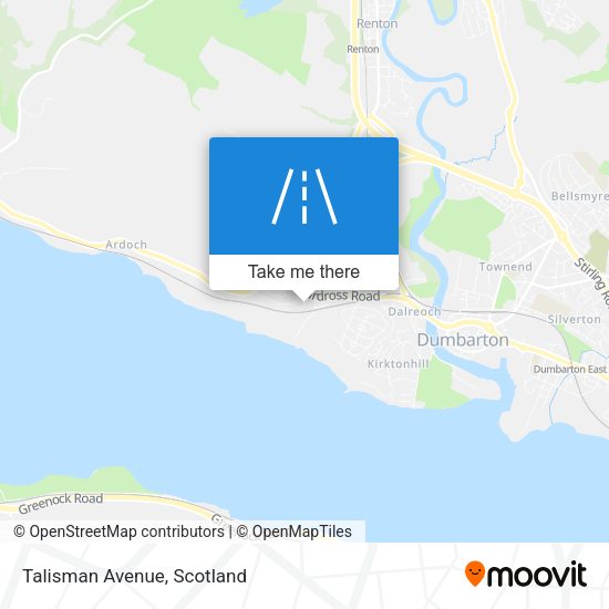 Talisman Avenue map