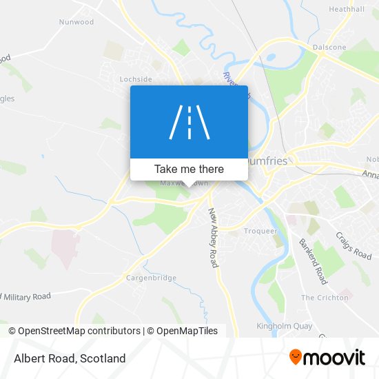 Albert Road map