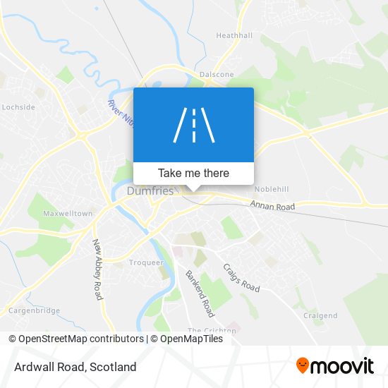 Ardwall Road map