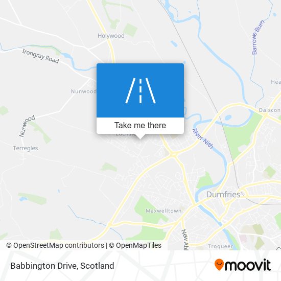 Babbington Drive map