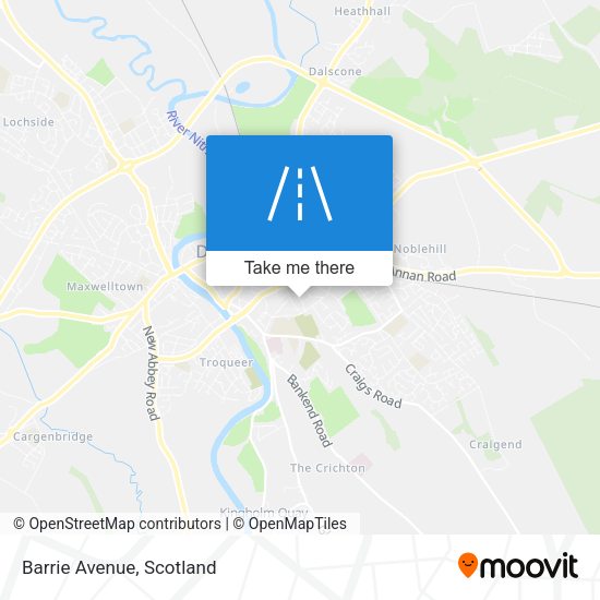 Barrie Avenue map