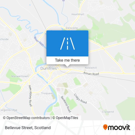 Bellevue Street map