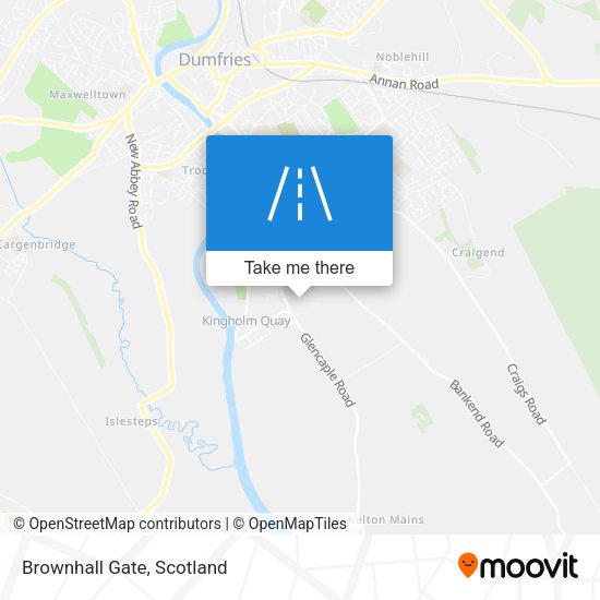 Brownhall Gate map
