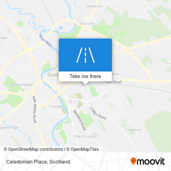 Caledonian Place map