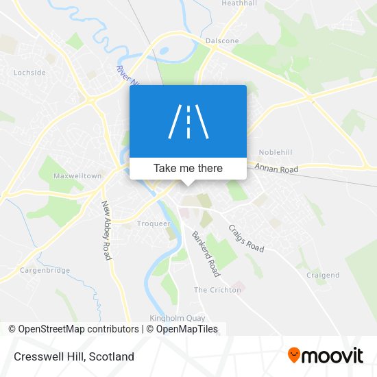 Cresswell Hill map