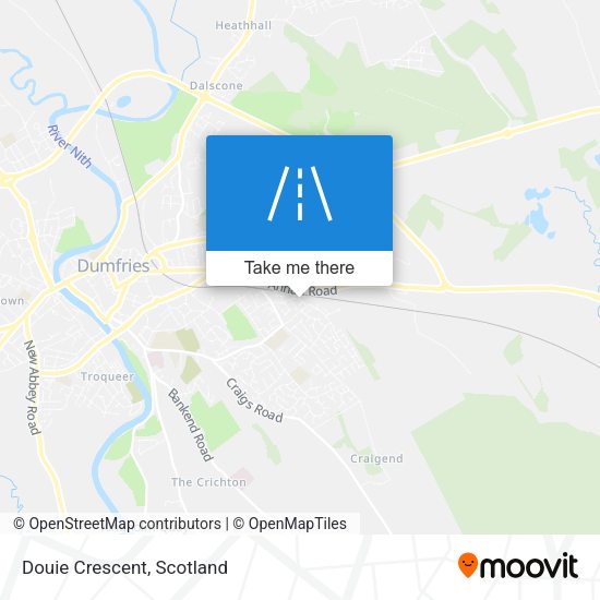 Douie Crescent map