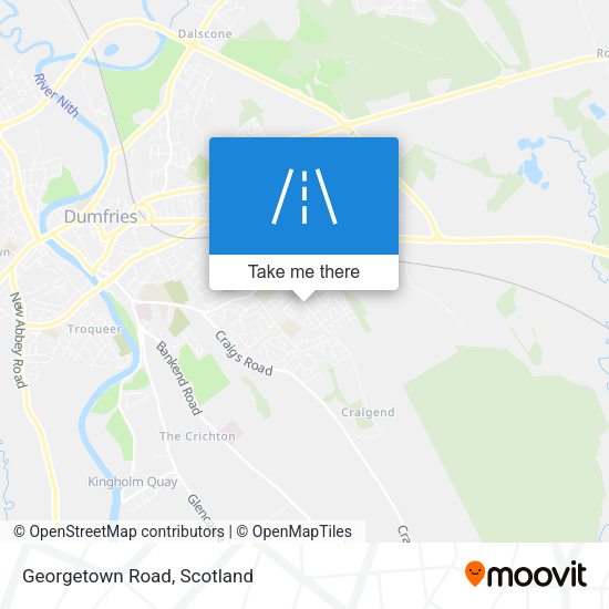 Georgetown Road map